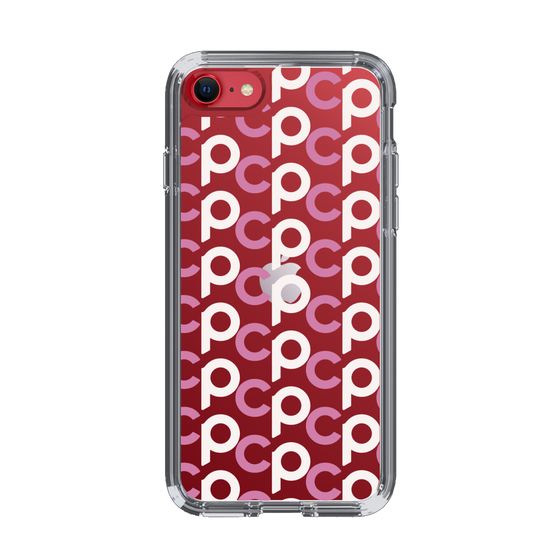 Slim Protection Case［ Original - CASEPLAY Initial All-over Pattern - Pink ］