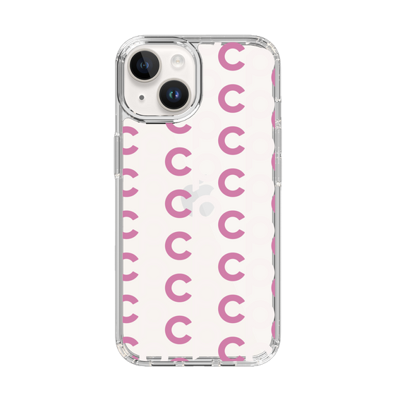 Slim Protection Case［ Original - CASEPLAY Initial All-over Pattern - Pink ］