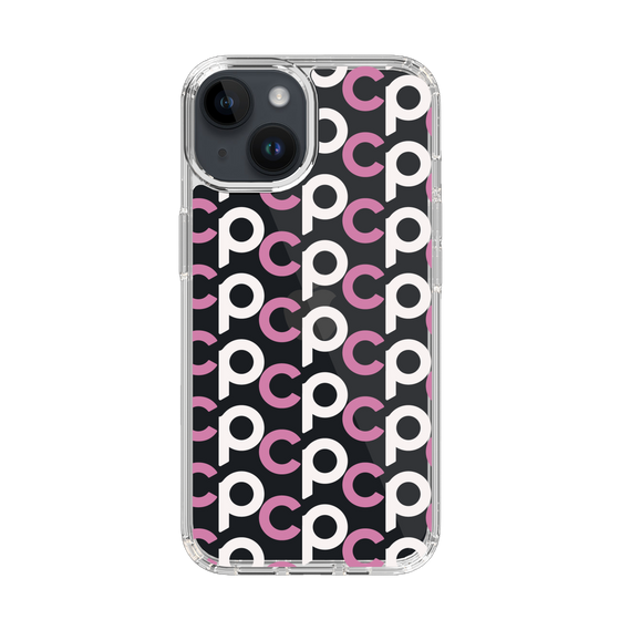 Slim Protection Case［ Original - CASEPLAY Initial All-over Pattern - Pink ］