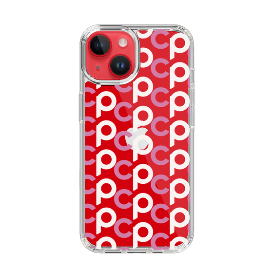 Slim Protection Case［ Original - CASEPLAY Initial All-over Pattern - Pink ］