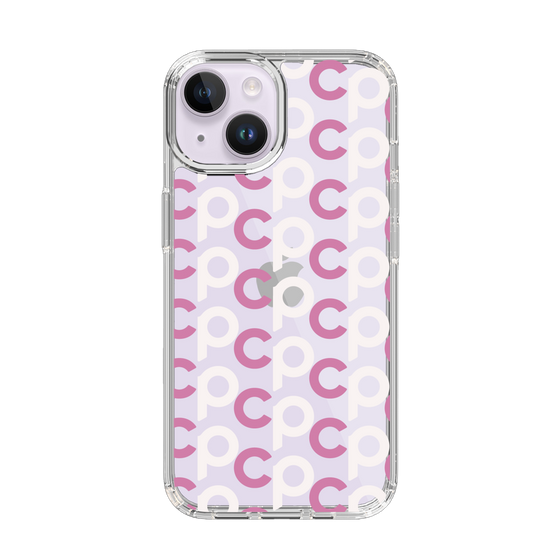 Slim Protection Case［ Original - CASEPLAY Initial All-over Pattern - Pink ］