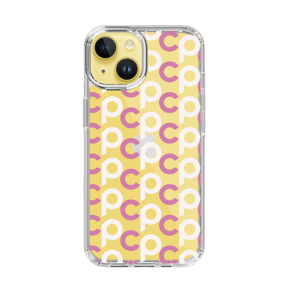 Slim Protection Case［ Original - CASEPLAY Initial All-over Pattern - Pink ］