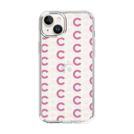 Slim Protection Case［ Original - CASEPLAY Initial All-over Pattern - Pink ］