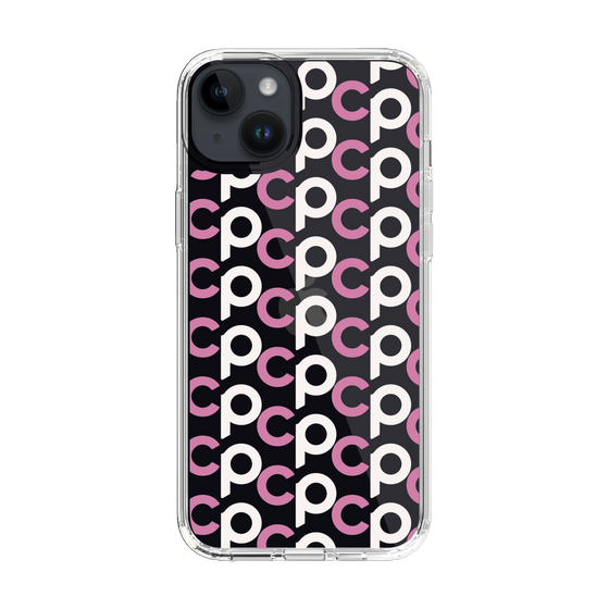 Slim Protection Case［ Original - CASEPLAY Initial All-over Pattern - Pink ］