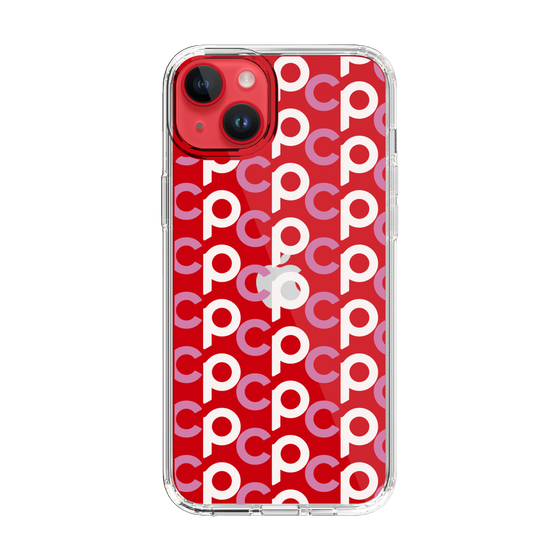 Slim Protection Case［ Original - CASEPLAY Initial All-over Pattern - Pink ］