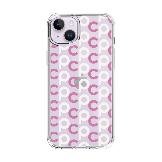 Slim Protection Case［ Original - CASEPLAY Initial All-over Pattern - Pink ］