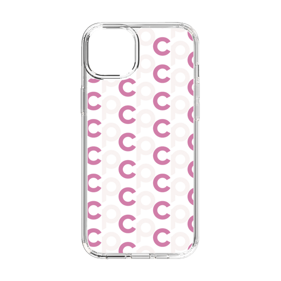Slim Protection Case［ Original - CASEPLAY Initial All-over Pattern - Pink ］
