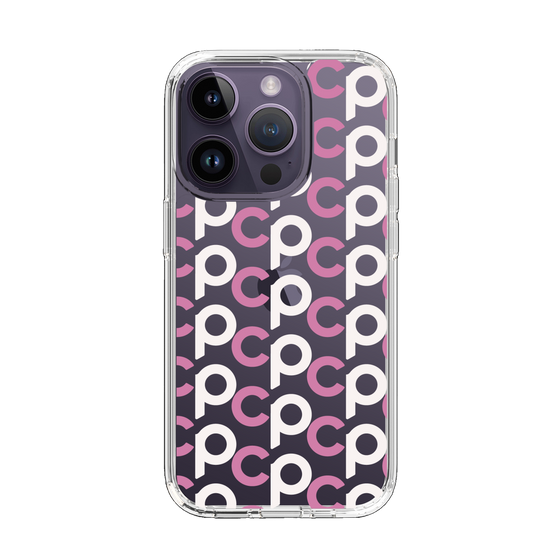 Slim Protection Case［ Original - CASEPLAY Initial All-over Pattern - Pink ］