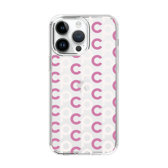 Slim Protection Case［ Original - CASEPLAY Initial All-over Pattern - Pink ］