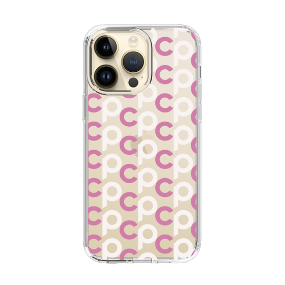 Slim Protection Case［ Original - CASEPLAY Initial All-over Pattern - Pink ］