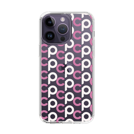 Slim Protection Case［ Original - CASEPLAY Initial All-over Pattern - Pink ］