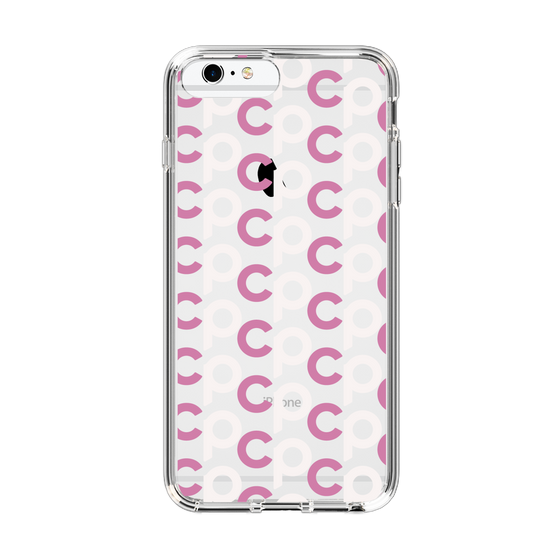 Slim Protection Case［ Original - CASEPLAY Initial All-over Pattern - Pink ］