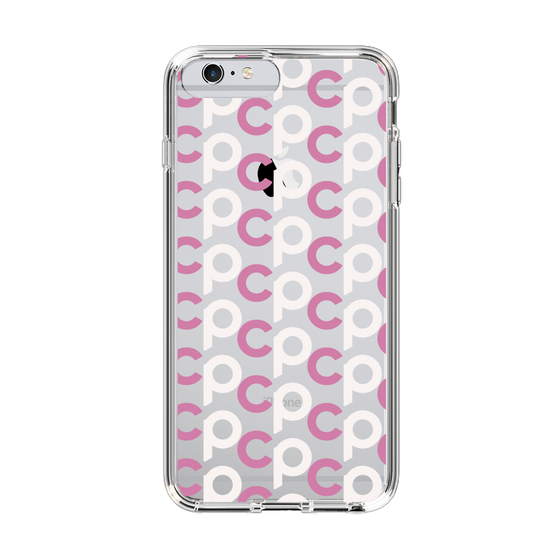 Slim Protection Case［ Original - CASEPLAY Initial All-over Pattern - Pink ］