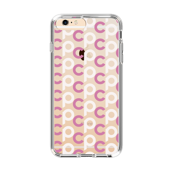 Slim Protection Case［ Original - CASEPLAY Initial All-over Pattern - Pink ］