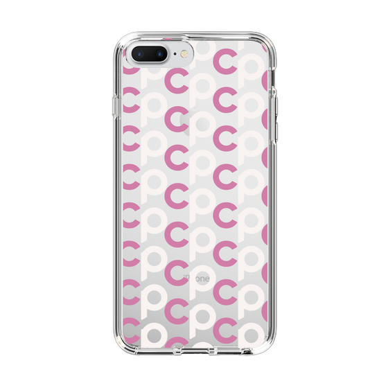 Slim Protection Case［ Original - CASEPLAY Initial All-over Pattern - Pink ］