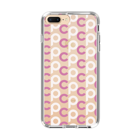 Slim Protection Case［ Original - CASEPLAY Initial All-over Pattern - Pink ］