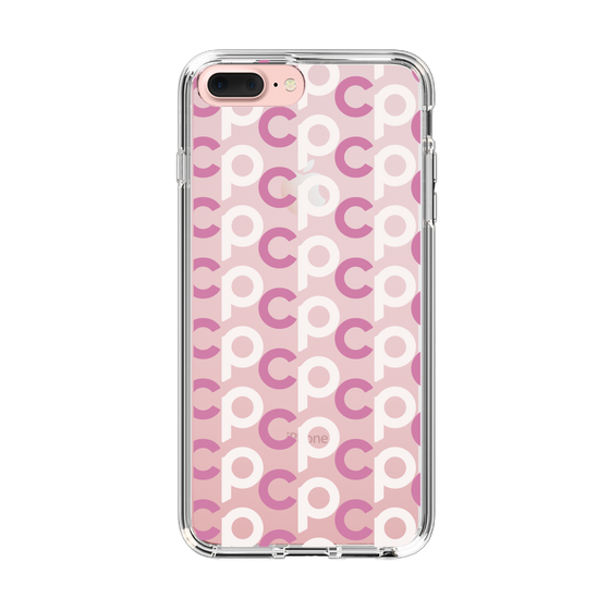 Slim Protection Case［ Original - CASEPLAY Initial All-over Pattern - Pink ］