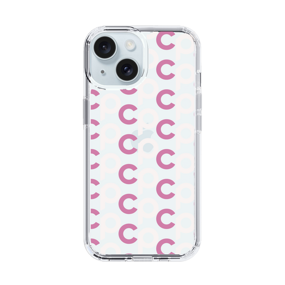 Slim Protection Case［ Original - CASEPLAY Initial All-over Pattern - Pink ］