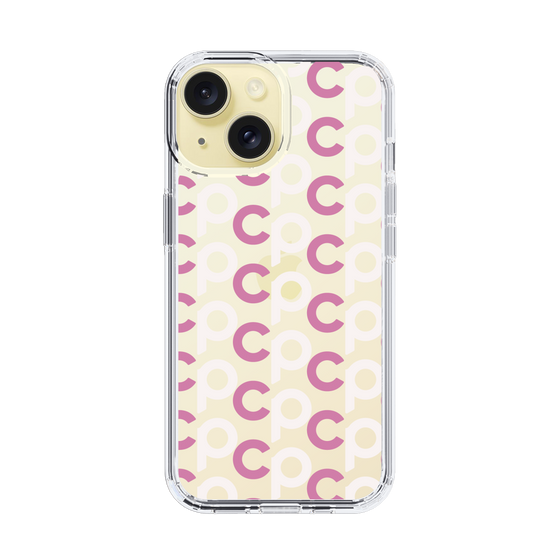 Slim Protection Case［ Original - CASEPLAY Initial All-over Pattern - Pink ］
