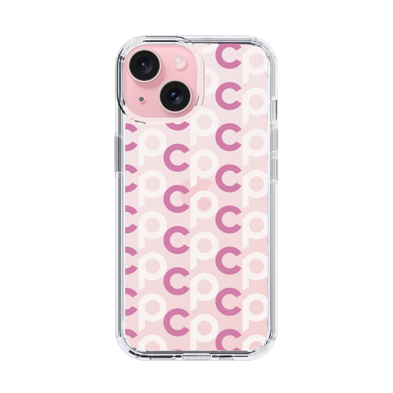 Slim Protection Case［ Original - CASEPLAY Initial All-over Pattern - Pink ］