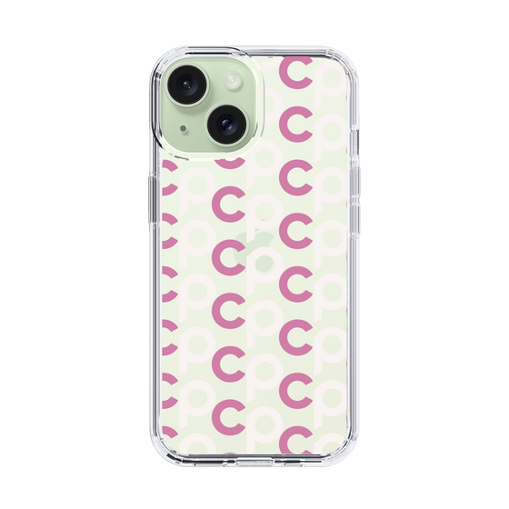 Slim Protection Case［ Original - CASEPLAY Initial All-over Pattern - Pink ］