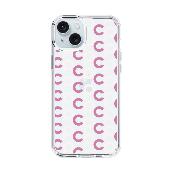 Slim Protection Case［ Original - CASEPLAY Initial All-over Pattern - Pink ］