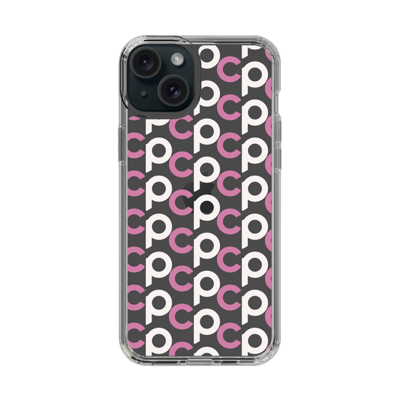 Slim Protection Case［ Original - CASEPLAY Initial All-over Pattern - Pink ］
