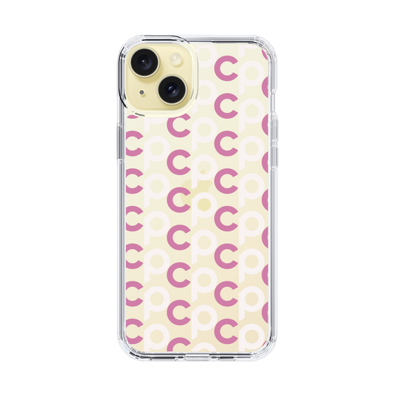 Slim Protection Case［ Original - CASEPLAY Initial All-over Pattern - Pink ］