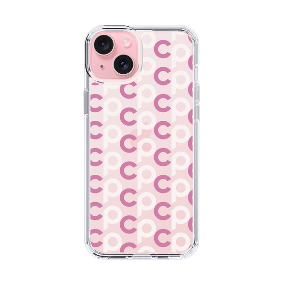Slim Protection Case［ Original - CASEPLAY Initial All-over Pattern - Pink ］