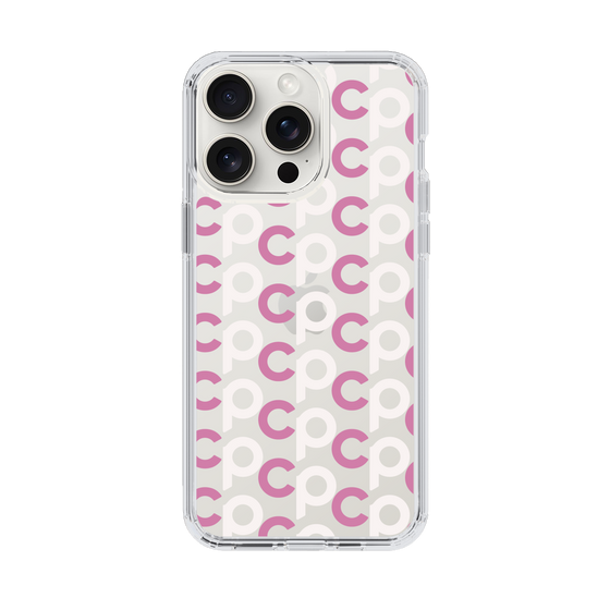 Slim Protection Case［ Original - CASEPLAY Initial All-over Pattern - Pink ］