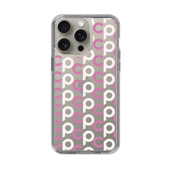 Slim Protection Case［ Original - CASEPLAY Initial All-over Pattern - Pink ］