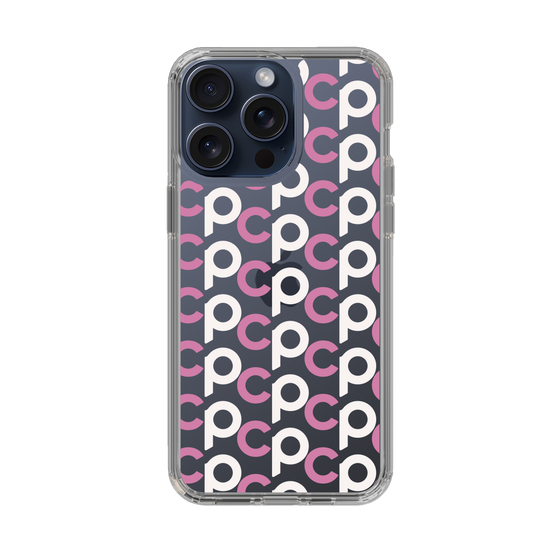 Slim Protection Case［ Original - CASEPLAY Initial All-over Pattern - Pink ］