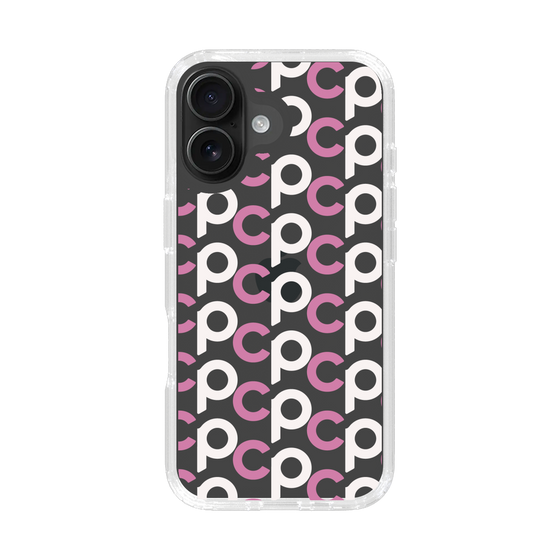 Slim Protection Case［ Original - CASEPLAY Initial All-over Pattern - Pink ］