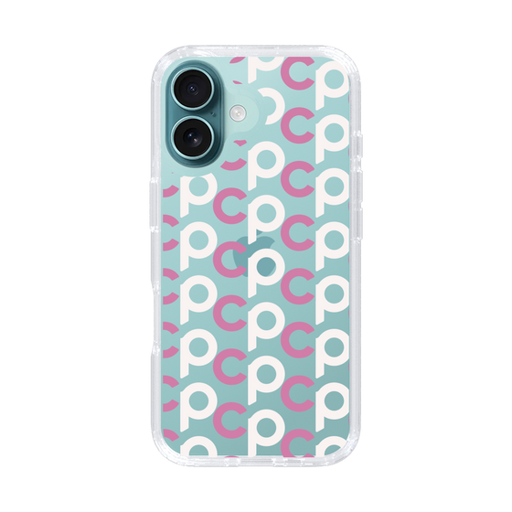 Slim Protection Case［ Original - CASEPLAY Initial All-over Pattern - Pink ］