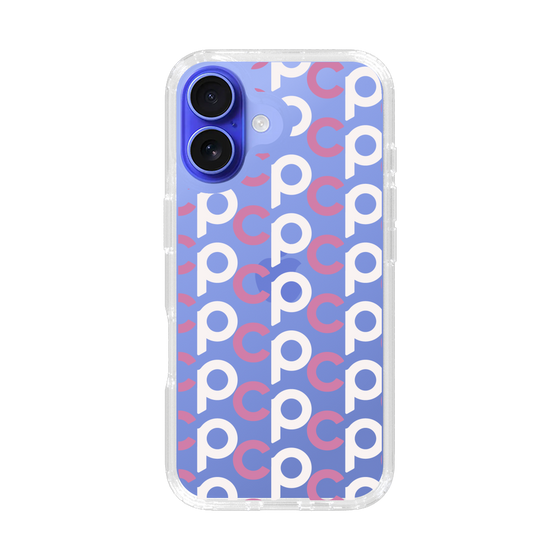 Slim Protection Case［ Original - CASEPLAY Initial All-over Pattern - Pink ］