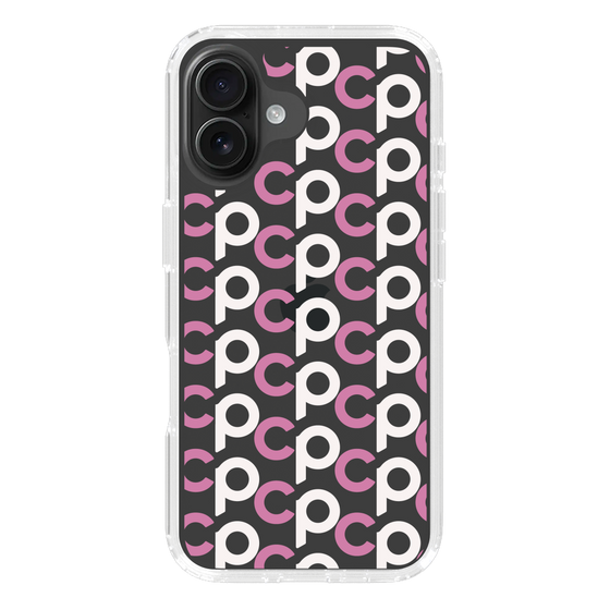 Slim Protection Case［ Original - CASEPLAY Initial All-over Pattern - Pink ］