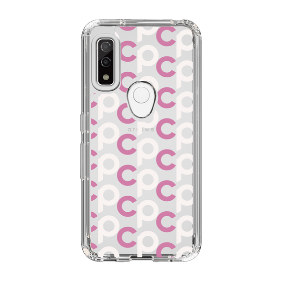 Slim Protection Case［ Original - CASEPLAY Initial All-over Pattern - Pink ］