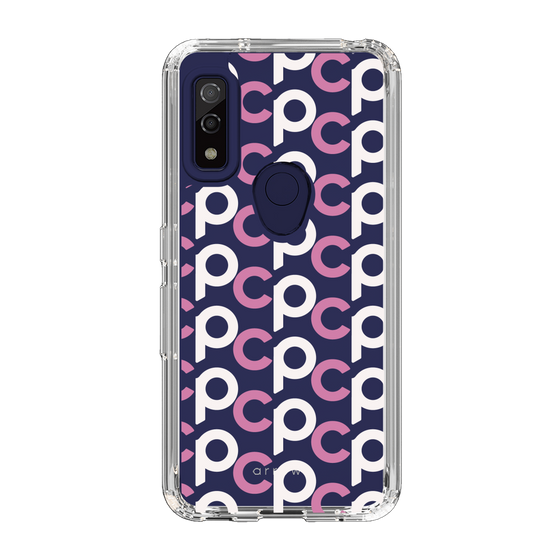 Slim Protection Case［ Original - CASEPLAY Initial All-over Pattern - Pink ］