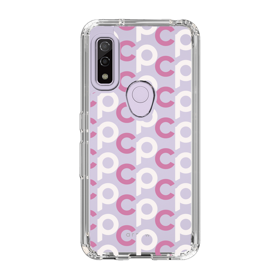 Slim Protection Case［ Original - CASEPLAY Initial All-over Pattern - Pink ］