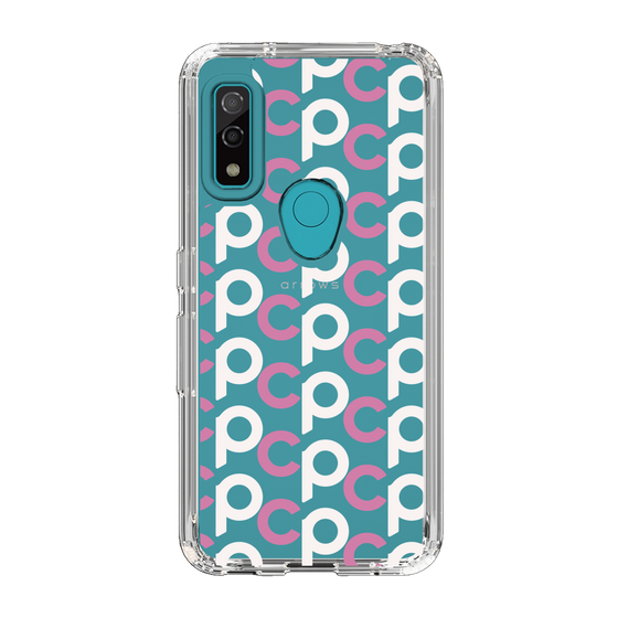 Slim Protection Case［ Original - CASEPLAY Initial All-over Pattern - Pink ］