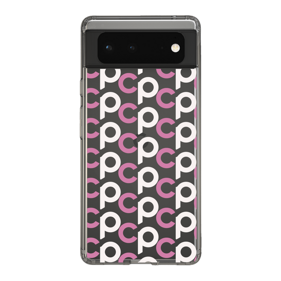 Slim Protection Case［ Original - CASEPLAY Initial All-over Pattern - Pink ］