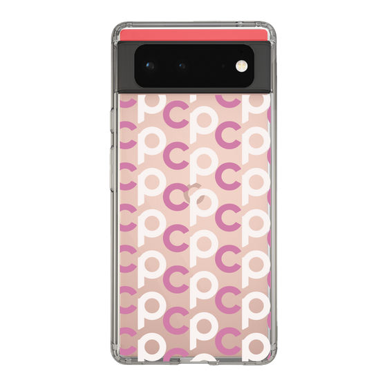 Slim Protection Case［ Original - CASEPLAY Initial All-over Pattern - Pink ］