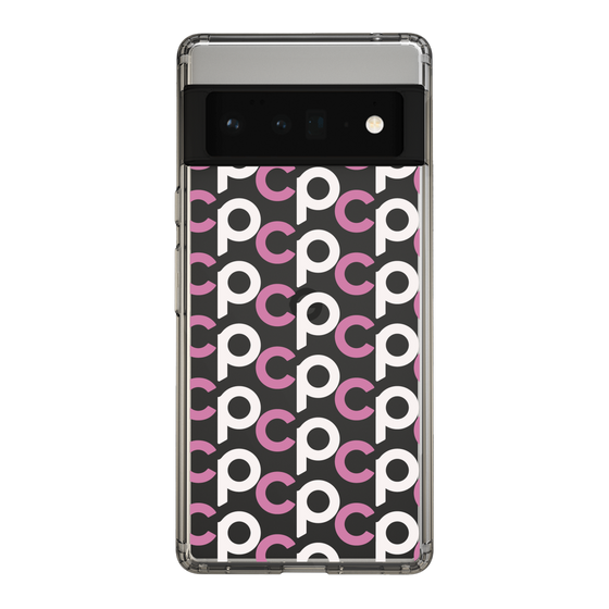 Slim Protection Case［ Original - CASEPLAY Initial All-over Pattern - Pink ］