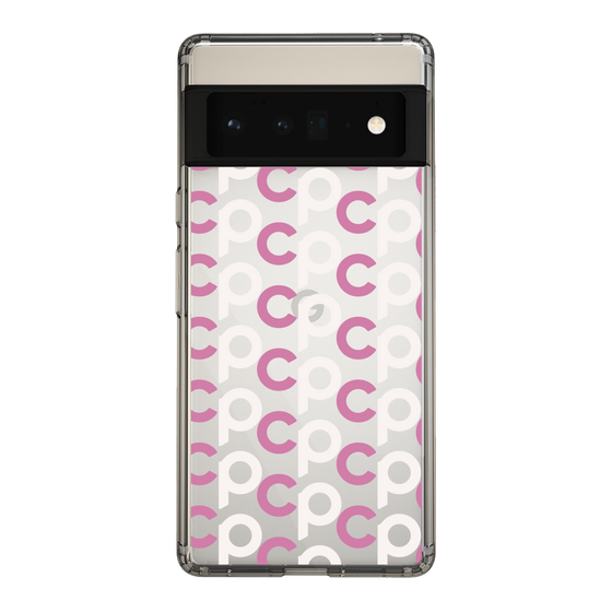 Slim Protection Case［ Original - CASEPLAY Initial All-over Pattern - Pink ］