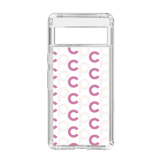 Slim Protection Case［ Original - CASEPLAY Initial All-over Pattern - Pink ］