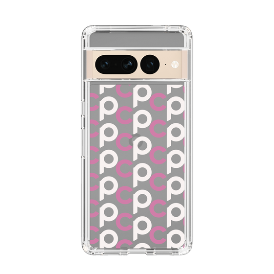 Slim Protection Case［ Original - CASEPLAY Initial All-over Pattern - Pink ］