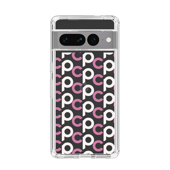 Slim Protection Case［ Original - CASEPLAY Initial All-over Pattern - Pink ］