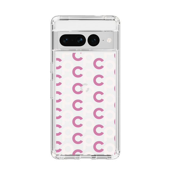 Slim Protection Case［ Original - CASEPLAY Initial All-over Pattern - Pink ］