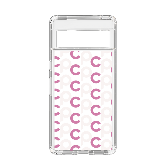 Slim Protection Case［ Original - CASEPLAY Initial All-over Pattern - Pink ］