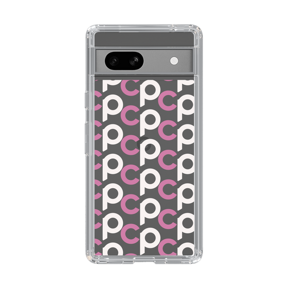 Slim Protection Case［ Original - CASEPLAY Initial All-over Pattern - Pink ］